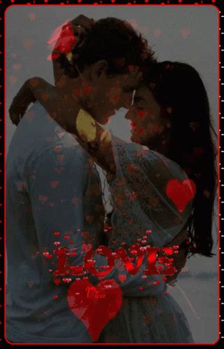 kissing couple gif|300+ Free Romantic Love & Love animated GIFs and。